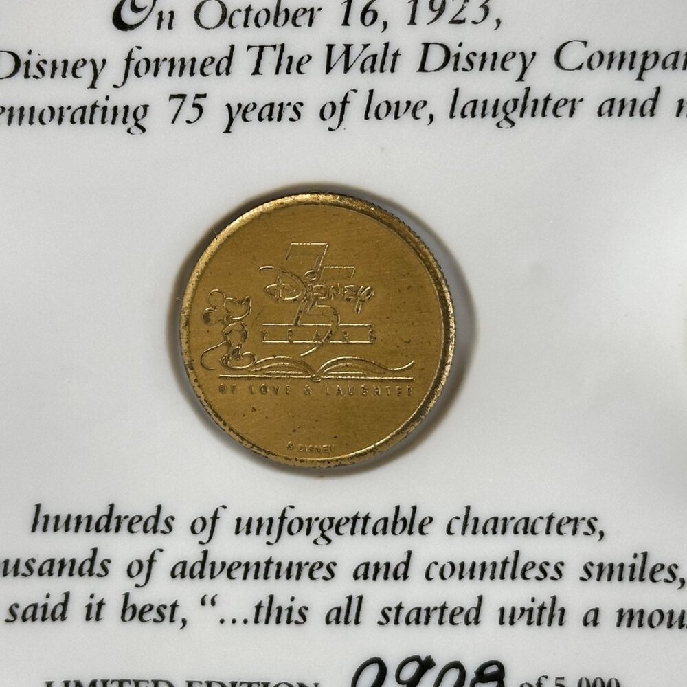 Disney Mickey Mouse 75th Anniversary Limited Edition Porcelain Figurine 9in #908 - Picture 15 of 16